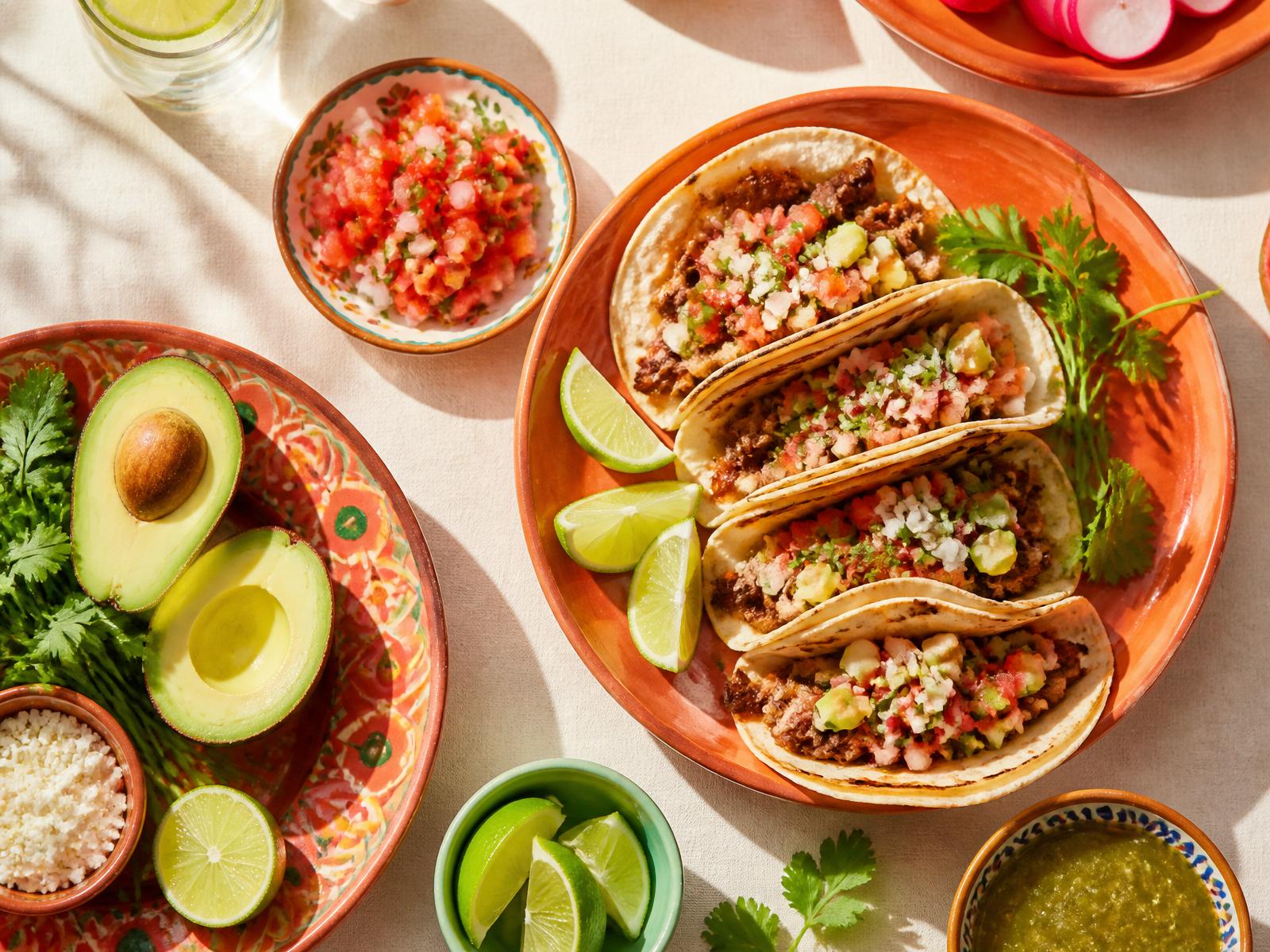 Fresh Mexican dishes at Nueva Villa